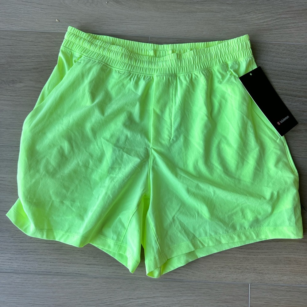 Lululemon Pace Breaker Linerless Short 5” Faded Zap - SMALL - NWT